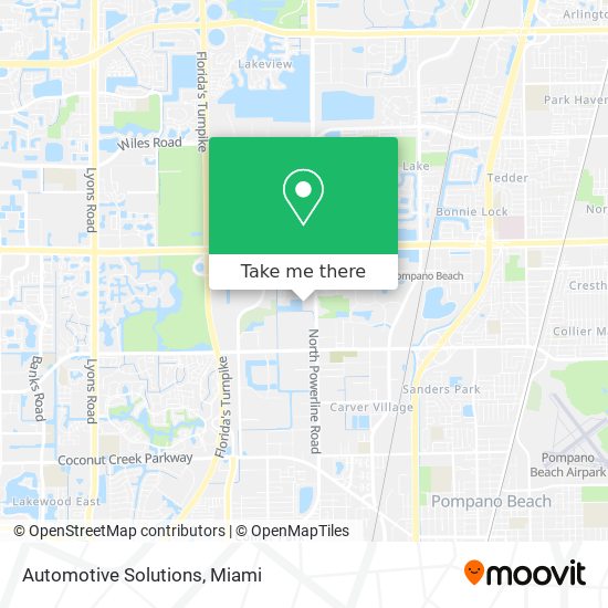 Automotive Solutions map