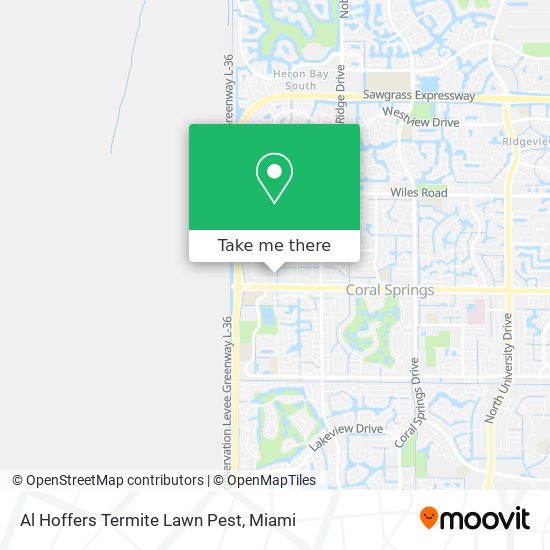 Mapa de Al Hoffers Termite Lawn Pest