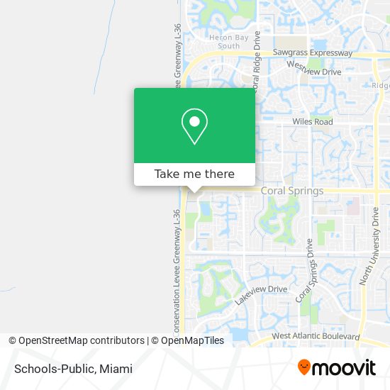 Schools-Public map