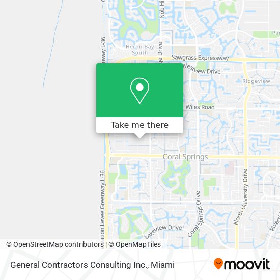 Mapa de General Contractors Consulting Inc.