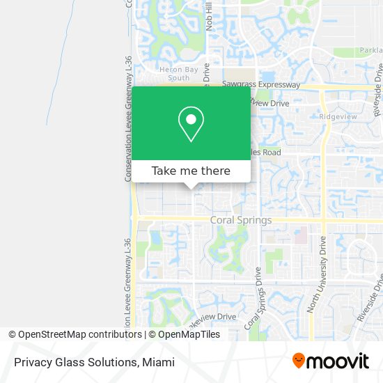 Privacy Glass Solutions map