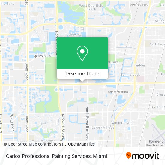 Carlos Professional Painting Services map