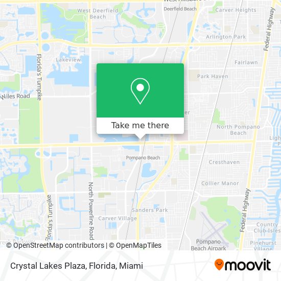 Crystal Lakes Plaza, Florida map