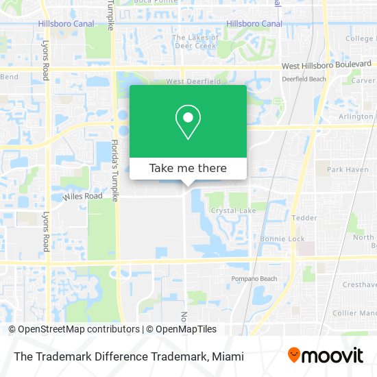 Mapa de The Trademark Difference Trademark