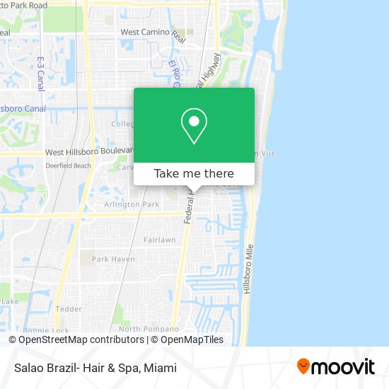 Salao Brazil- Hair & Spa map