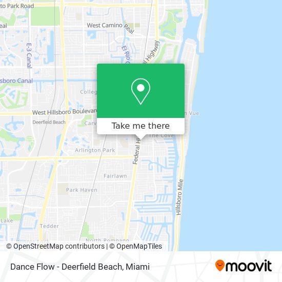 Dance Flow - Deerfield Beach map