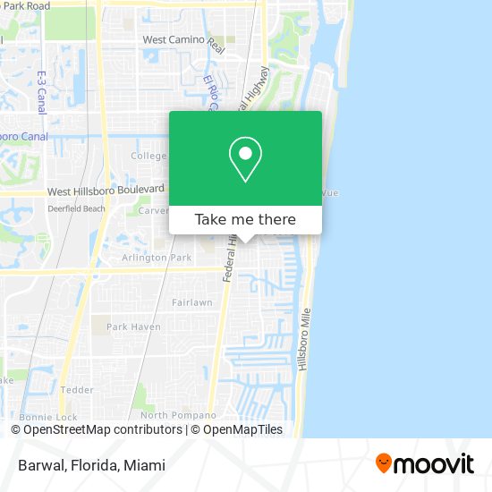 Barwal, Florida map