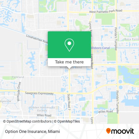 Option One Insurance map