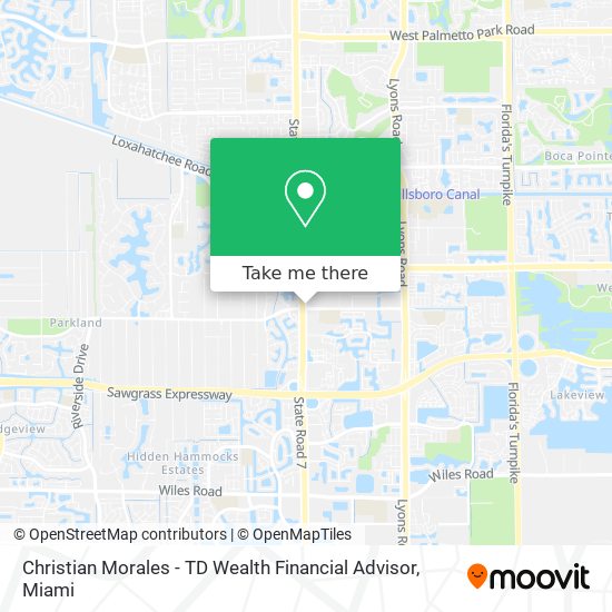 Christian Morales - TD Wealth Financial Advisor map