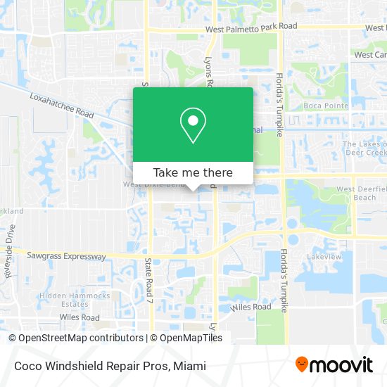 Coco Windshield Repair Pros map