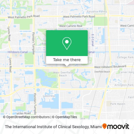 The International Institute of Clinical Sexology map