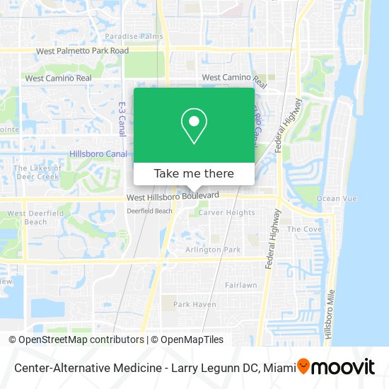 Center-Alternative Medicine - Larry Legunn DC map