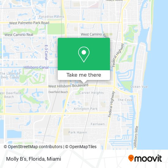 Molly B's, Florida map