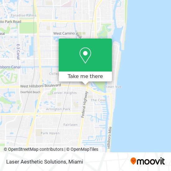 Laser Aesthetic Solutions map