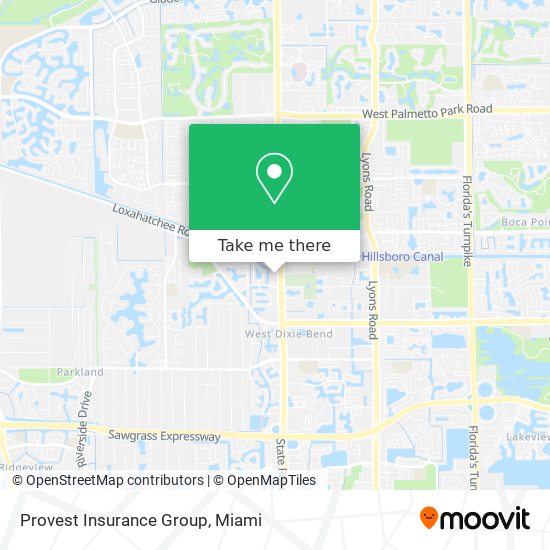 Provest Insurance Group map