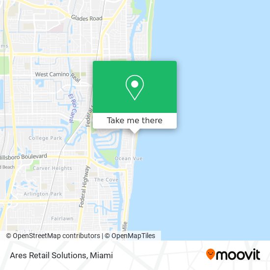 Ares Retail Solutions map