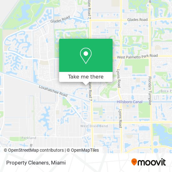 Property Cleaners map