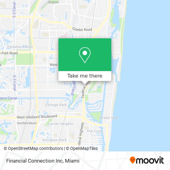 Mapa de Financial Connection Inc
