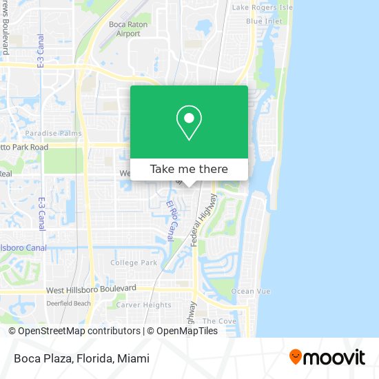 Boca Plaza, Florida map