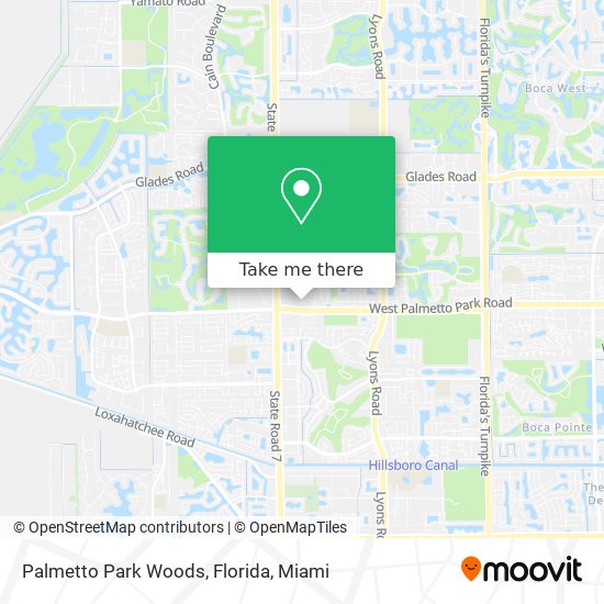 Palmetto Park Woods, Florida map