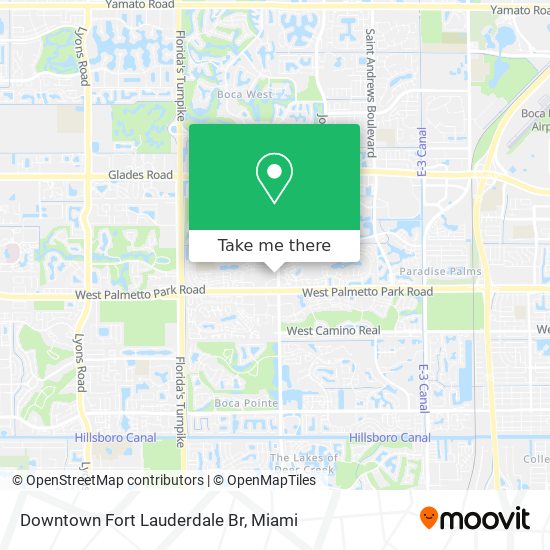 Downtown Fort Lauderdale Br map