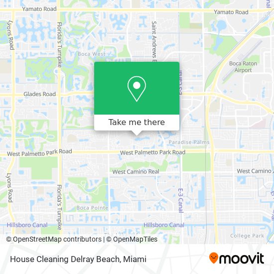 House Cleaning Delray Beach map