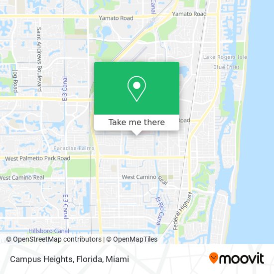 Mapa de Campus Heights, Florida