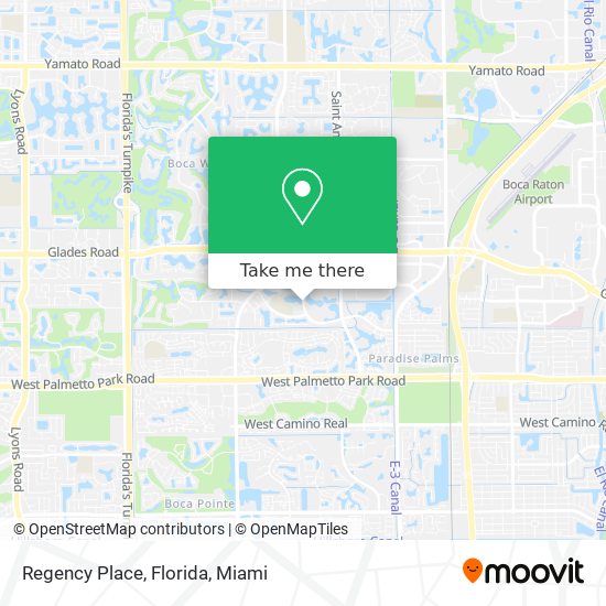 Mapa de Regency Place, Florida