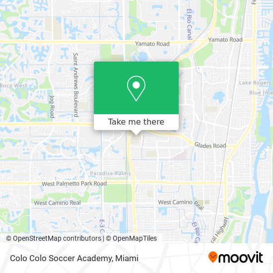 Colo Colo Soccer Academy map