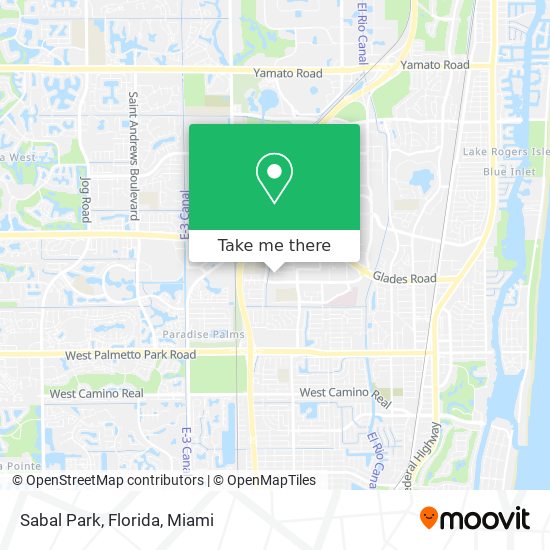 Sabal Park, Florida map