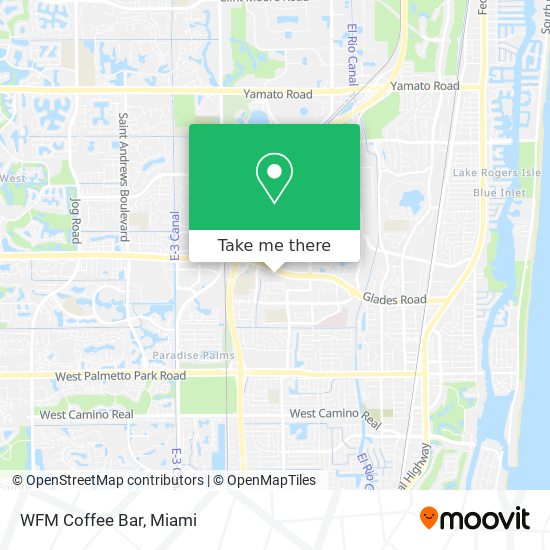 WFM Coffee Bar map