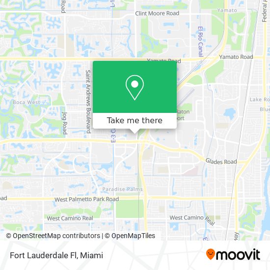 Fort Lauderdale Fl map