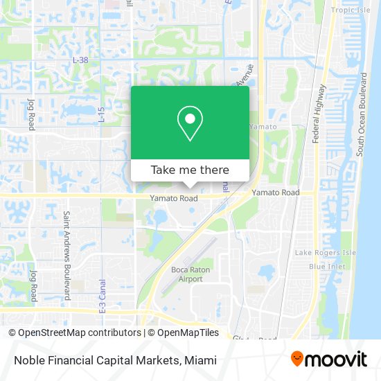 Mapa de Noble Financial Capital Markets