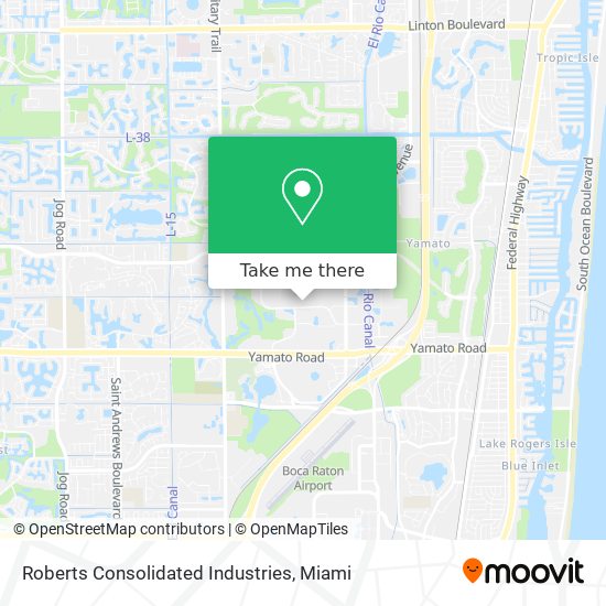 Mapa de Roberts Consolidated Industries