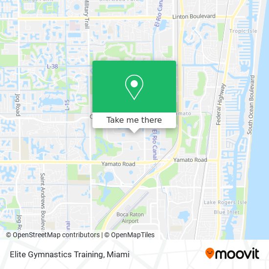 Elite Gymnastics Training map