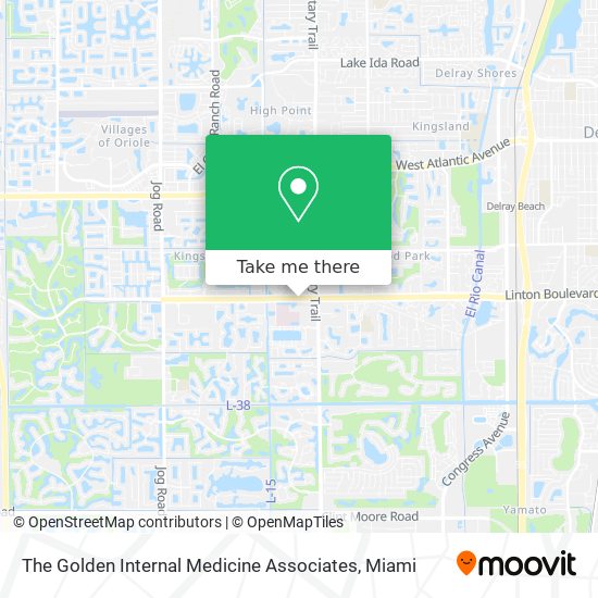 Mapa de The Golden Internal Medicine Associates