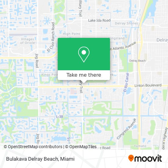 Bulakava Delray Beach map