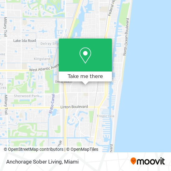 Anchorage Sober Living map