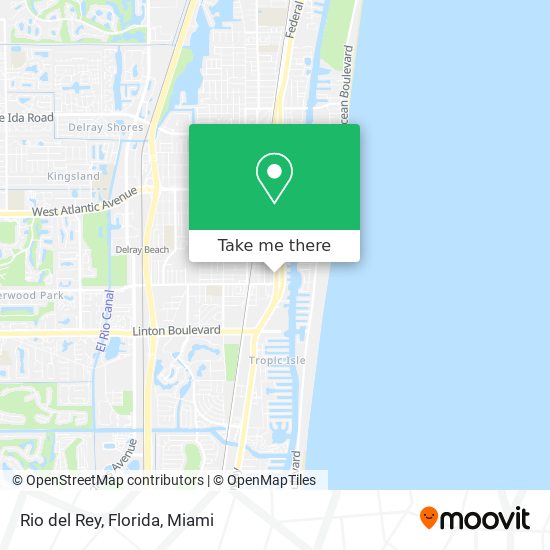 Rio del Rey, Florida map