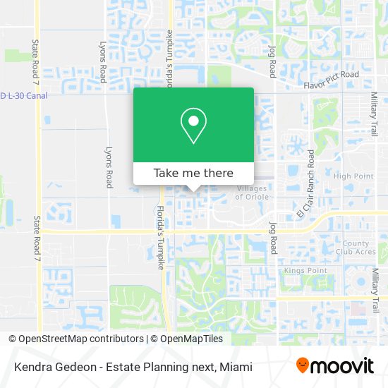 Kendra Gedeon - Estate Planning next map