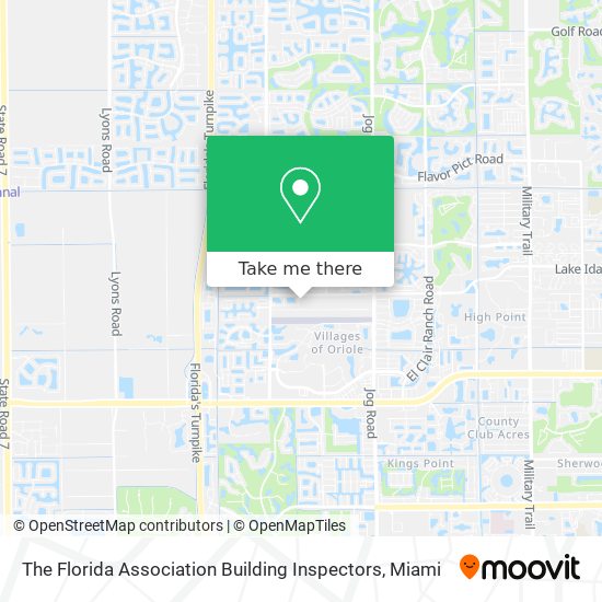 Mapa de The Florida Association Building Inspectors