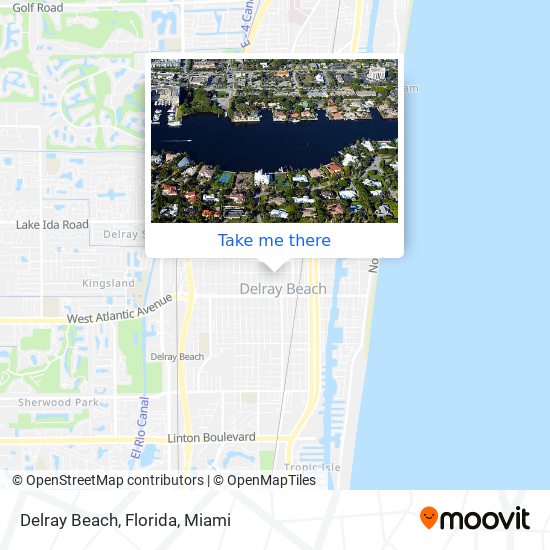 Mapa de Delray Beach, Florida