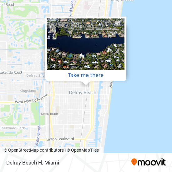 Mapa de Delray Beach Fl