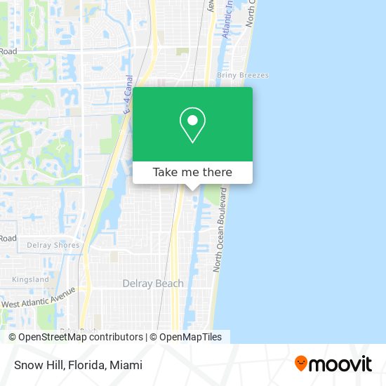 Snow Hill, Florida map