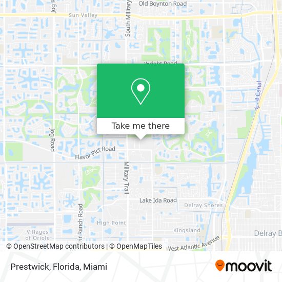 Mapa de Prestwick, Florida