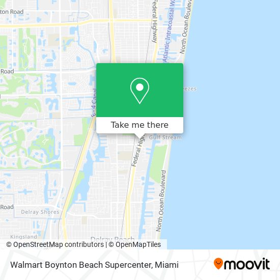 Walmart Boynton Beach Supercenter map