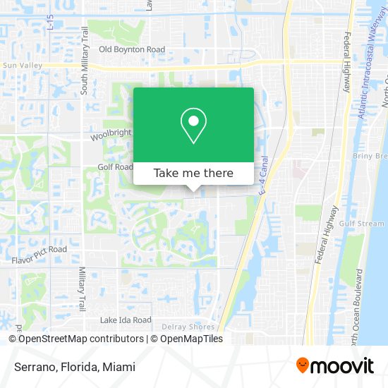 Mapa de Serrano, Florida