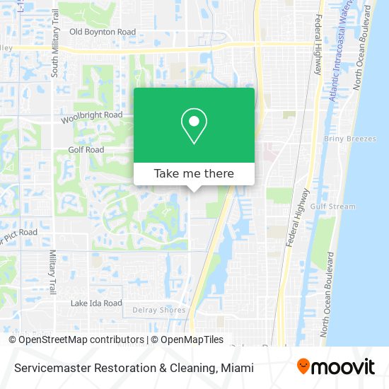 Mapa de Servicemaster Restoration & Cleaning