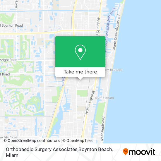 Orthopaedic Surgery Associates,Boynton Beach map