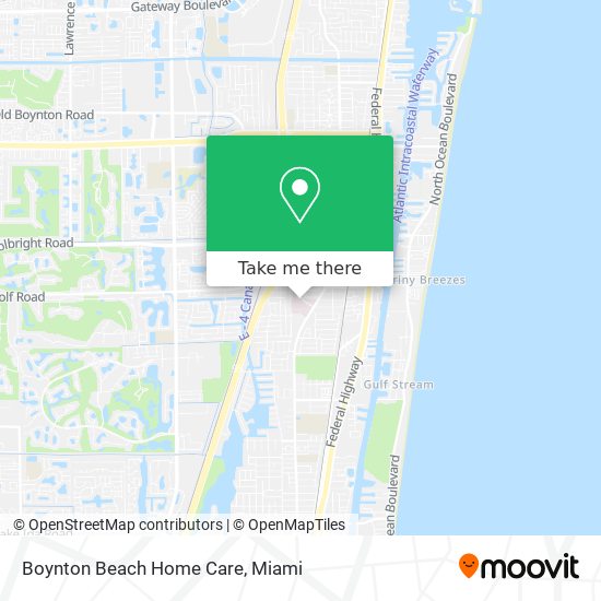 Boynton Beach Home Care map